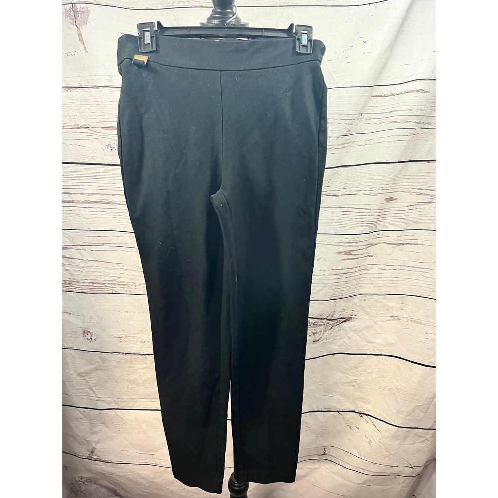 Nanette Lepore Black‎ Flat Front Stretch Dress Pants Women's Size S